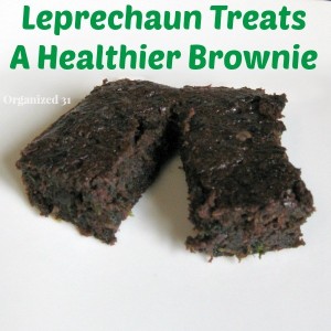 Leprechaun Treats a Healthier Brownie from a Box Mix