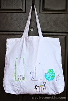 Child Drawing Tote Bag