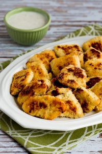 Baked Chicken Strips Recipe With Mustard, Almond, and Parmesan