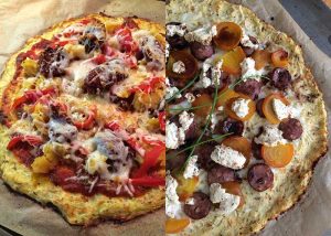 cauliflowerpizzacollage