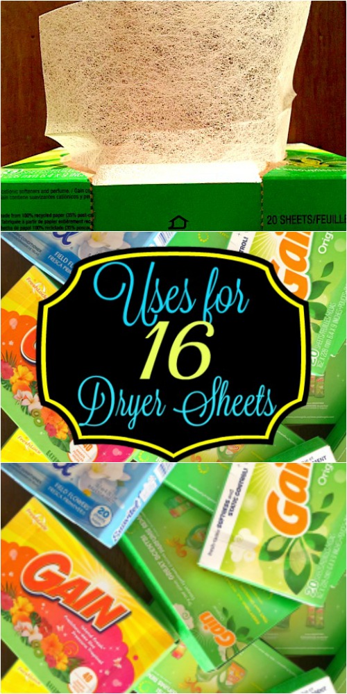 16 Uses For Dryer Sheets