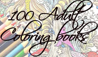 100 Beautiful, Adult Coloring Books