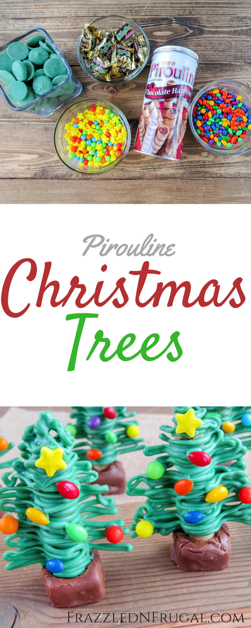 Pirouline Christmas Trees