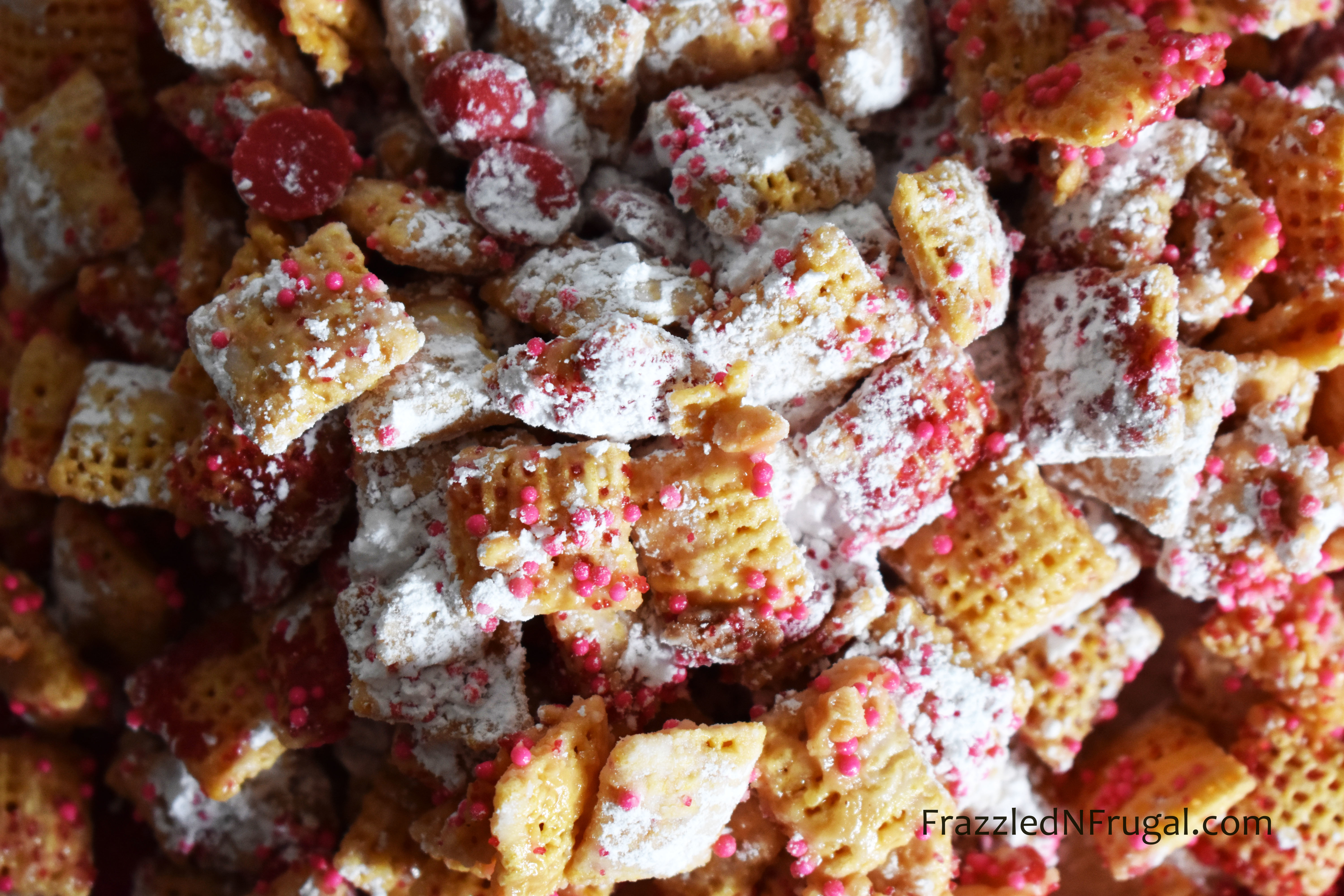 Peanut Butter Puppy Chow Recipe Frazzled N Frugal